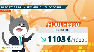 Prix ​​du fioul domestique  semaine du 28 octobre 2024 [upl. by Chally884]