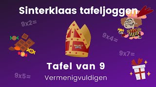 Project Move  Sinterklaas tafeljoggen  tafel van 9  vermenigvuldigen [upl. by Oflodor]