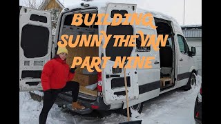 VANBUILD  SUNNY THE VAN  MWB CRAFTER CONVERSION  PART NINE fixed audio [upl. by Quint]