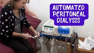 Automated peritonealdialysis Tidal Peritoneal Dialysis  Nocturnal Peritoneal Dialysis [upl. by Hanala]