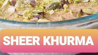 Sheer Khurma  Hindi  Urdu recipe  Eid special  Dessert [upl. by Nehr50]