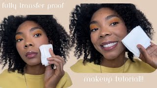 How to make your makeup transfer proof  Transfer proof makeup tutorial [upl. by Lotsirk561]