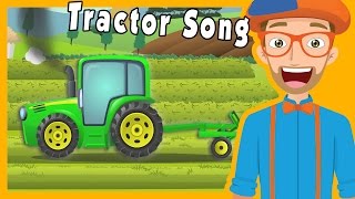 Tractors for Kids with Blippi  The Tractor Song [upl. by Annemarie]