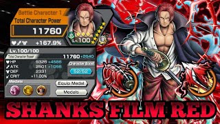 SHANKS FILM RED FULL BOOST GAMEPLAY  ONE PIECE BOUNTY RUSH  OPBR [upl. by Treblihp906]