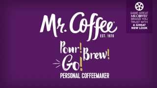 Mr Coffee® Pour Brew Go Personal Coffee Maker [upl. by Sadiras225]