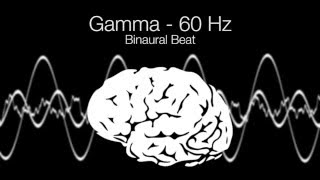 Genius Gamma Binaural Beat  60Hz 1h Pure [upl. by Noteek]