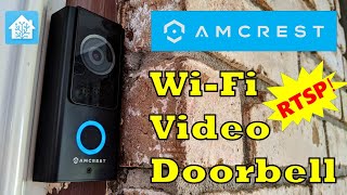 Amcrest Video Doorbell  Local Storage  RTSP Integration with Blue Iris and Home Assistant [upl. by Loredo]