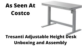 Tresanti Adjustable Height Desk Assembly tresanti adjustableheightdesk j2review [upl. by Kcirdnek]