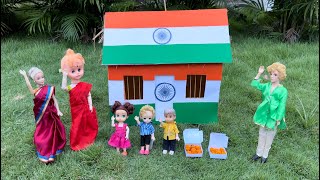 Barbie Doll All Day Routine In Indian VillageBunty Chintu Ki Kahani Part 2Barbie DollBedtimeStory [upl. by Polloch]