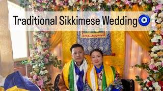 Karma Tshering Bhutia Weds Nim Lhamu Bhutia 💍🧿 25112023♾️ Traditional Sikkimese wedding 💍 [upl. by Florenza]