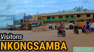 Visitons la ville de NKONGSAMBA  Trajet Cameroun [upl. by Connie]