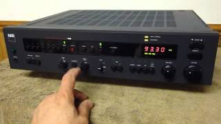 Audrads NAD 7100 FMAM Stereo Receiver Performance Run [upl. by Mensch329]