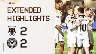 EXTENDED HIGHLIGHTS  AFC Wimbledon 22 Newport County [upl. by Elisabet]