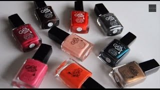 Gel finish nail shades [upl. by Louisette]