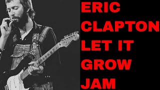 Eric Clapton Style Guitar Backing Track Let It Grow Jam B Minor [upl. by Lamaaj819]