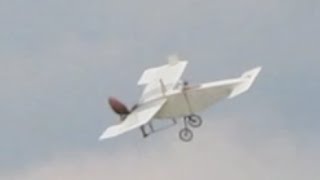 Geneseo 2014  RubberPowered Bleriot XXV Flights [upl. by Elmajian928]