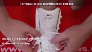 Correct lacing on Edea skating boot [upl. by Maloney772]