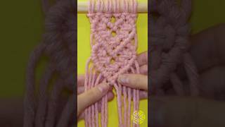 Tutorial👆de Macramê Padrão Coração macrame tutorialmacrame macramepassoapasso [upl. by Gallard]