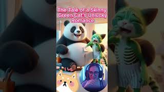 Skinny Green Cats story cute shorts shortvideo pets love funny catlover cat [upl. by Terti]