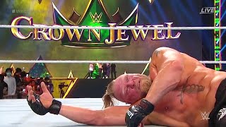 LIVE  WWE Crown Jewel 2021  Roman reigns Vs Brock Lesnar  Goldberg  Drew McIntyre  Undertaker [upl. by Orpah]