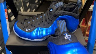 Nike Air Foamposite One “Royal” international Blue EARLY Sneaker Review [upl. by Lucier]