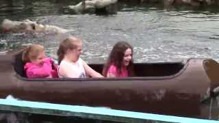 Log Flume Gullivers World 2015 [upl. by Lebezej]