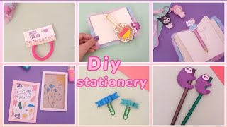 6 DIY CUTE STATIONERY IDEAS  BACK TO SCHOOL [upl. by Krischer]