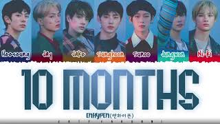 ENHYPEN 엔하이픈  10 MONTHS Lyrics Color CodedHanRomEng [upl. by Doownyl]