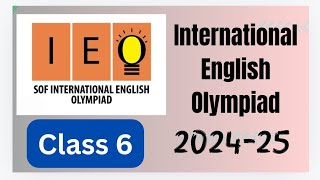 FavFive  SOF International English Olympiad Class 6 Set A 20242025  ieo  olympiad [upl. by Dolorita]