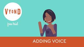 Vyond Tutorials How to Add Voice To Your Video [upl. by Miko362]