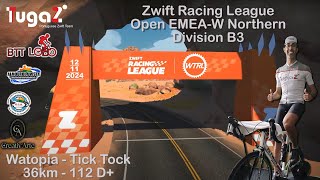 Zwift Racing League  Open EMEAW Northern Division 3 [upl. by Polik496]