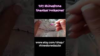 DIY Rhinestone Sneaker Makeover [upl. by Foushee731]