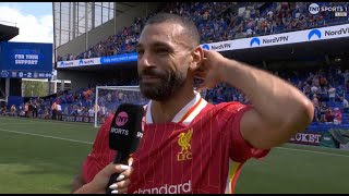 Mohamed Salah Post Match Interview │Ipswich Town 02 Liverpool [upl. by Gaeta]