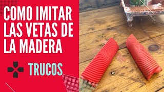 Cómo Imitar Las Vetas De La Madera Uso Del Veteador sobre DM by Recicleitor [upl. by Zirtaeb654]