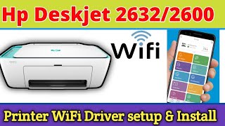 How to hp deskjet 2632 connect to phonehp deskjet 2632 wireless setup mobile without cd 2022 [upl. by Avek]