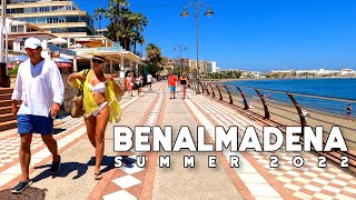 Benalmadena Spain Relaxing Day Summer 2022 June Update Costa del Sol  Málaga 4K [upl. by Payton469]