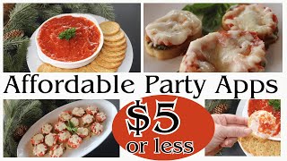 Affordable Party Appetizers for the Holidays [upl. by Yreffoeg679]