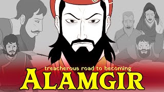 How did Aurangzeb become Alamgir Mughal History SEASON FINALE indianhistory [upl. by Joela]