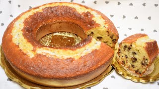 CIAMBELLA COCCO E GOCCE DI CIOCCOLATO morbidissimo e veloce [upl. by Rem]