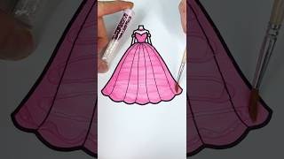 Pink Princess Bride 💕✨💎 glitter glitterdress colorfulcreativekids princess pink color [upl. by Lacram737]