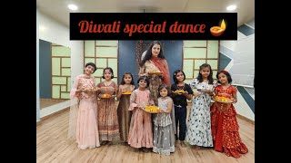 Diwali Dance  Diwali Song  Deepawali Aayi Re  Easy Dance For Kids  Happy Diwali diwali2023 [upl. by Shandra]