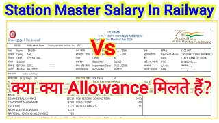 Station Master Salary In Railway । Station Master Salary Latest 2024 [upl. by Ylrak]