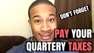 Dont Forget Paying Taxes Quaterly for Postmates and Doordash [upl. by Arimak]