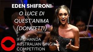 2024 Eden Shifroni soprano ASC Finals Concert second performance Donizetti [upl. by Aneerak]