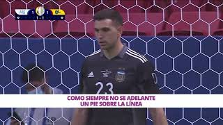 Argentina vs Colombia Penales Copa America 2021 Sonido Ambiente Audio Subtitulado [upl. by Ainotahs]