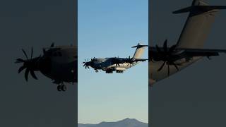 Callsign ASCOT 4102 HEAVY  Royal Air Force A400 arrives at Las Vegas  ZM420  planespotting [upl. by Annaej]