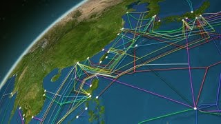 Animated map reveals the 550000 miles of cable hidden under the ocean that power the internet [upl. by Sidwel]