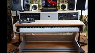 Zaor Miza 88 oak Home Studio Desk  Studiotisch [upl. by Norval760]