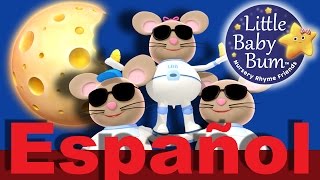 Tres ratones ciegos  Canciones infantiles  LittleBabyBum [upl. by Asirb201]