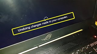 Jangan PanikIni Solusi Atasi Undoing Changes Made To Your Computer Windows 10 [upl. by Aicenert]